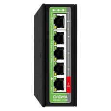 Коммутатор Digma DSP404F-1F-200 5x100 Мбит/сек, неуправляемый